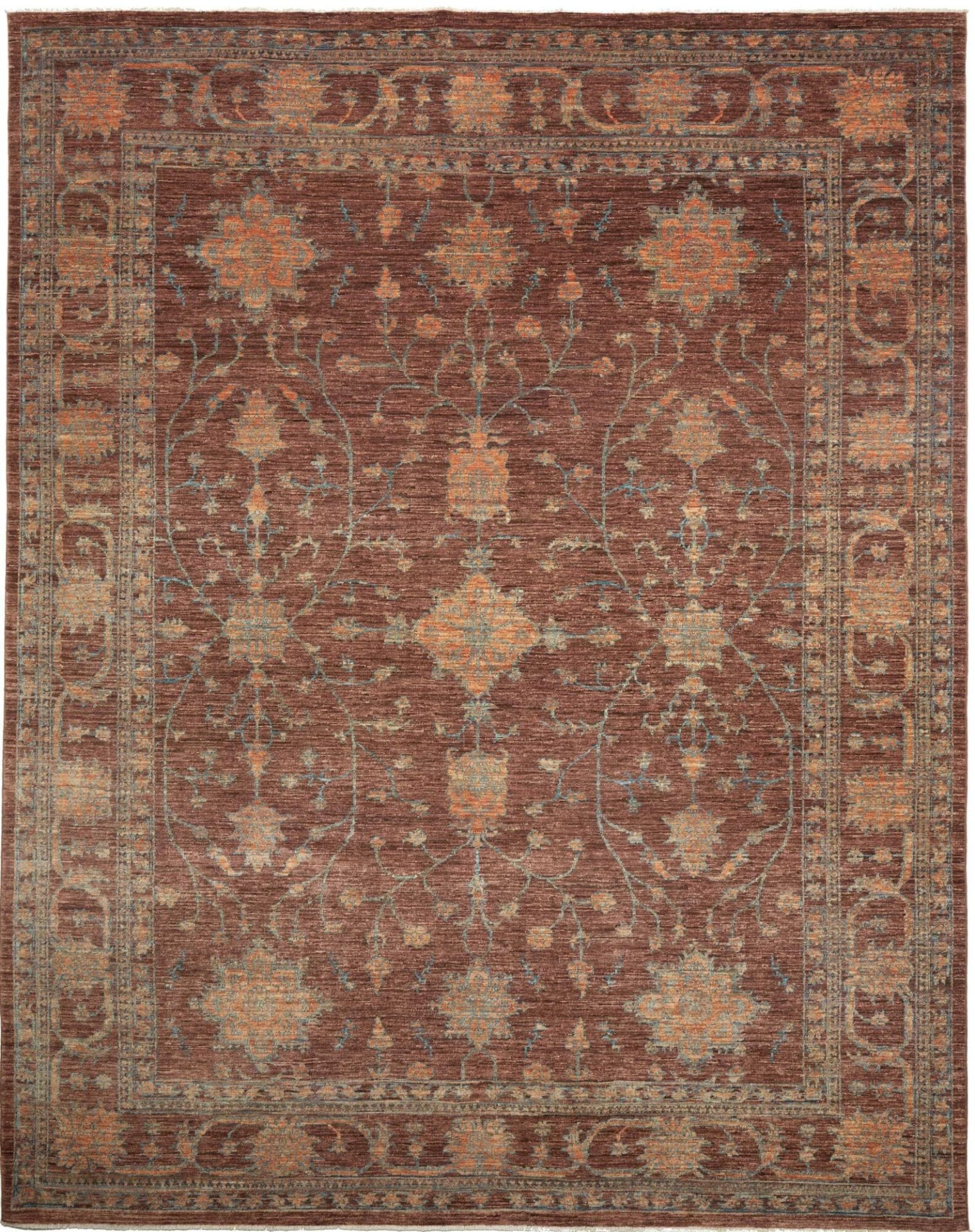 Ziegler Orientteppich 251 x 308cm, Schurwolle, handgeknüpft