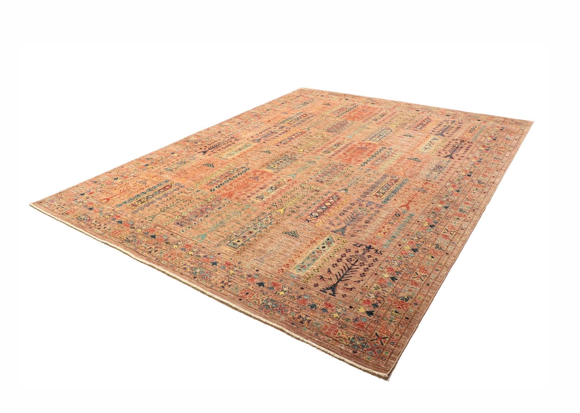 Orientteppich Samarkand 248 x 298cm, handgeknüpft, Wolle, bunt