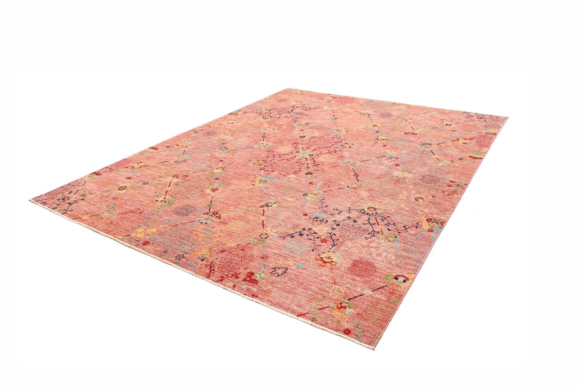 Orientteppich Samarkand 248 x 306 cm | Handgeknüpft aus Wolle