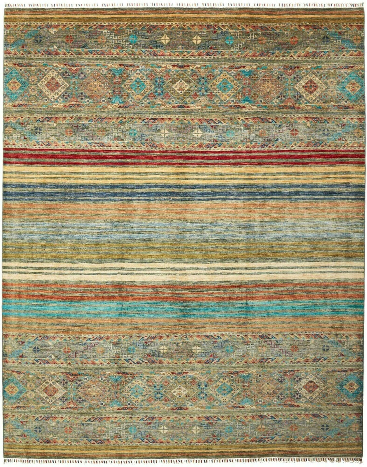 Ziegler Orientteppich 251 x 307cm, Schurwolle, handgeknüpft