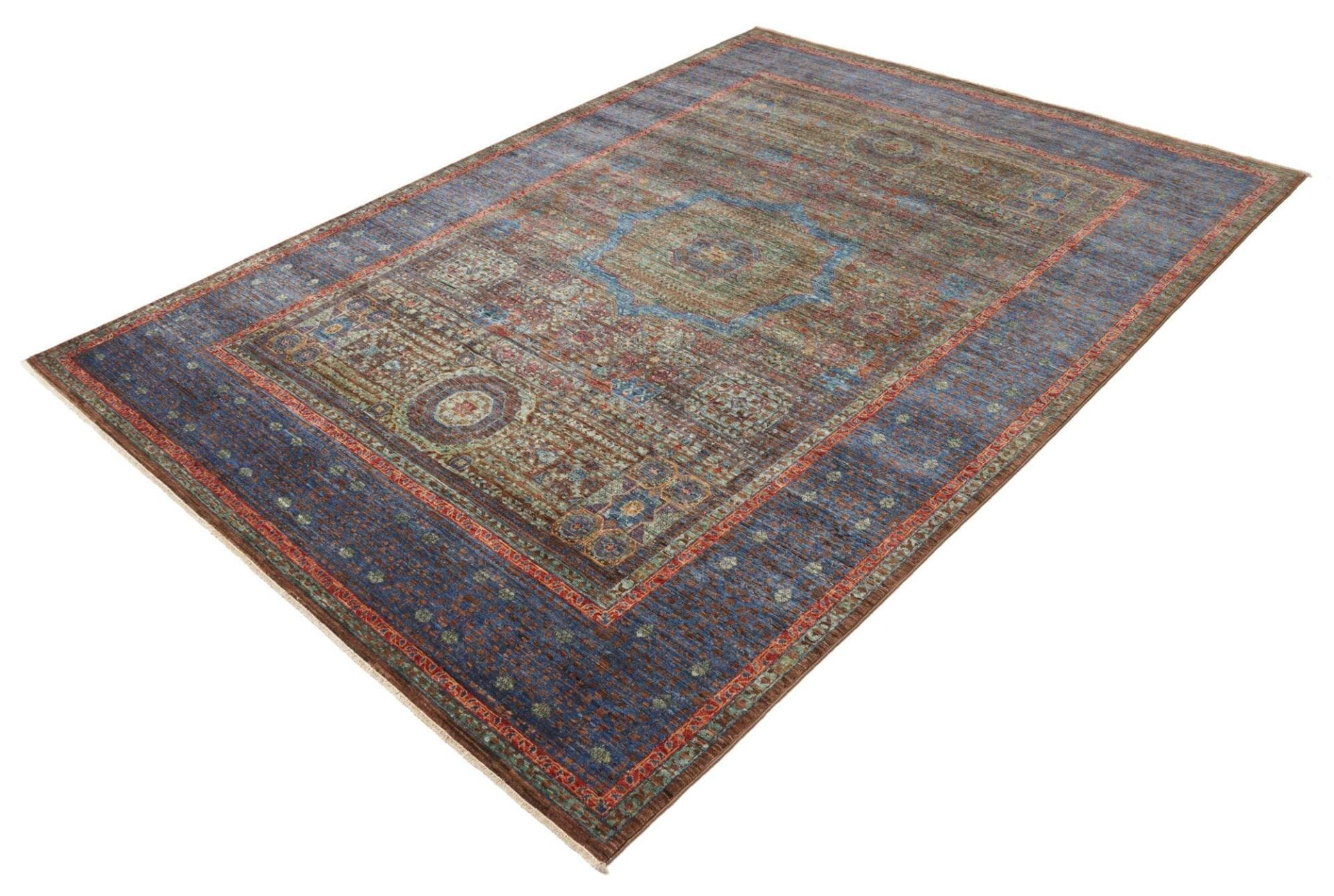 Mamluk Orientteppich 178 x 240cm aus Schurwolle, handgeknüpft