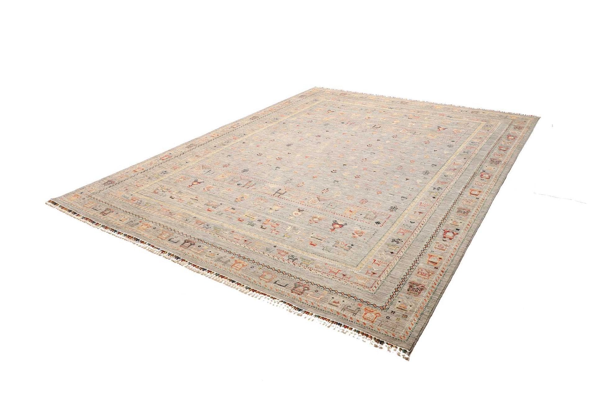 Orientteppich Samarkand 249 x 302 cm, handgeknüpft, Wolle