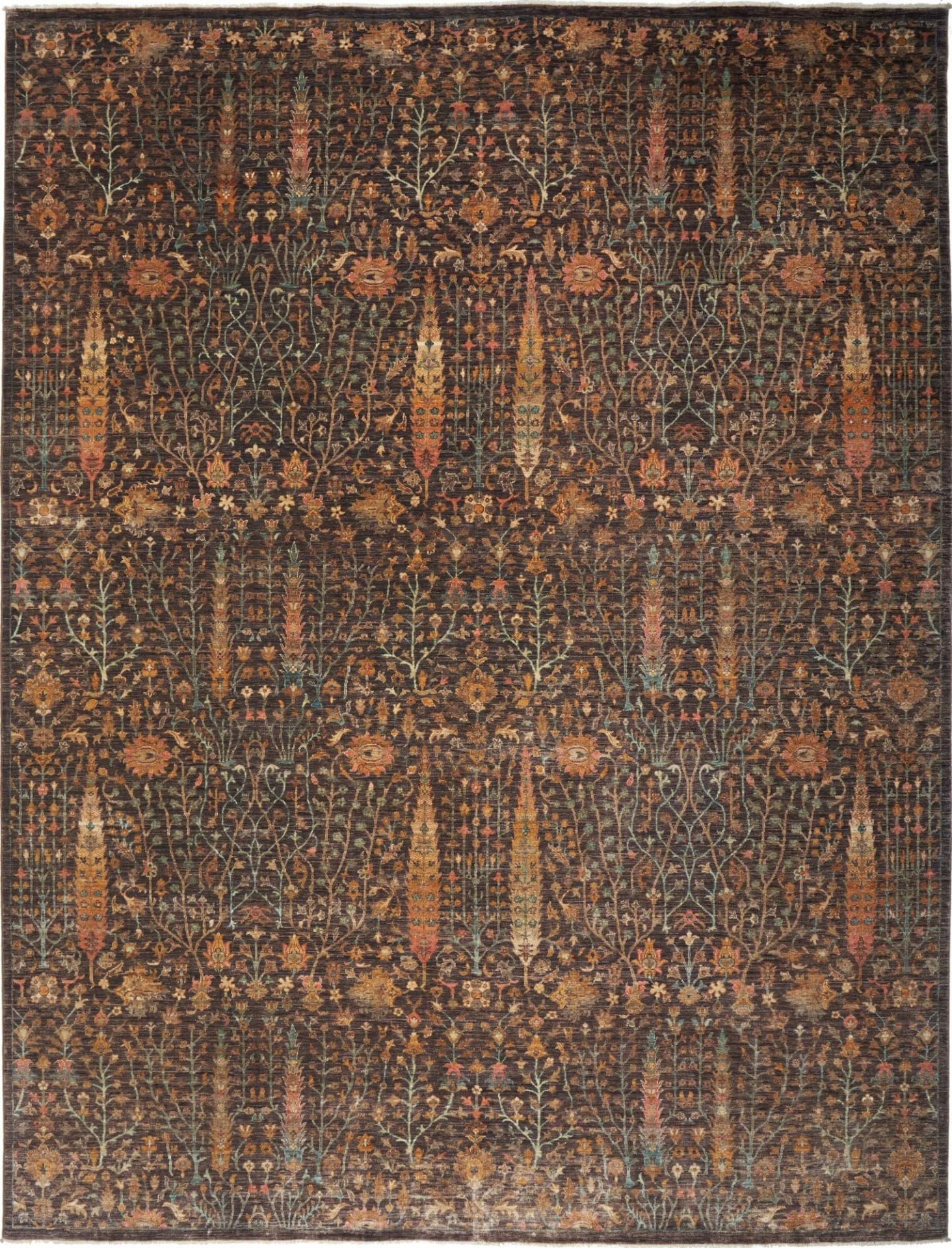 Orientteppich Samarkand 282 x 366cm | Handgeknüpft, Wolle, bunt