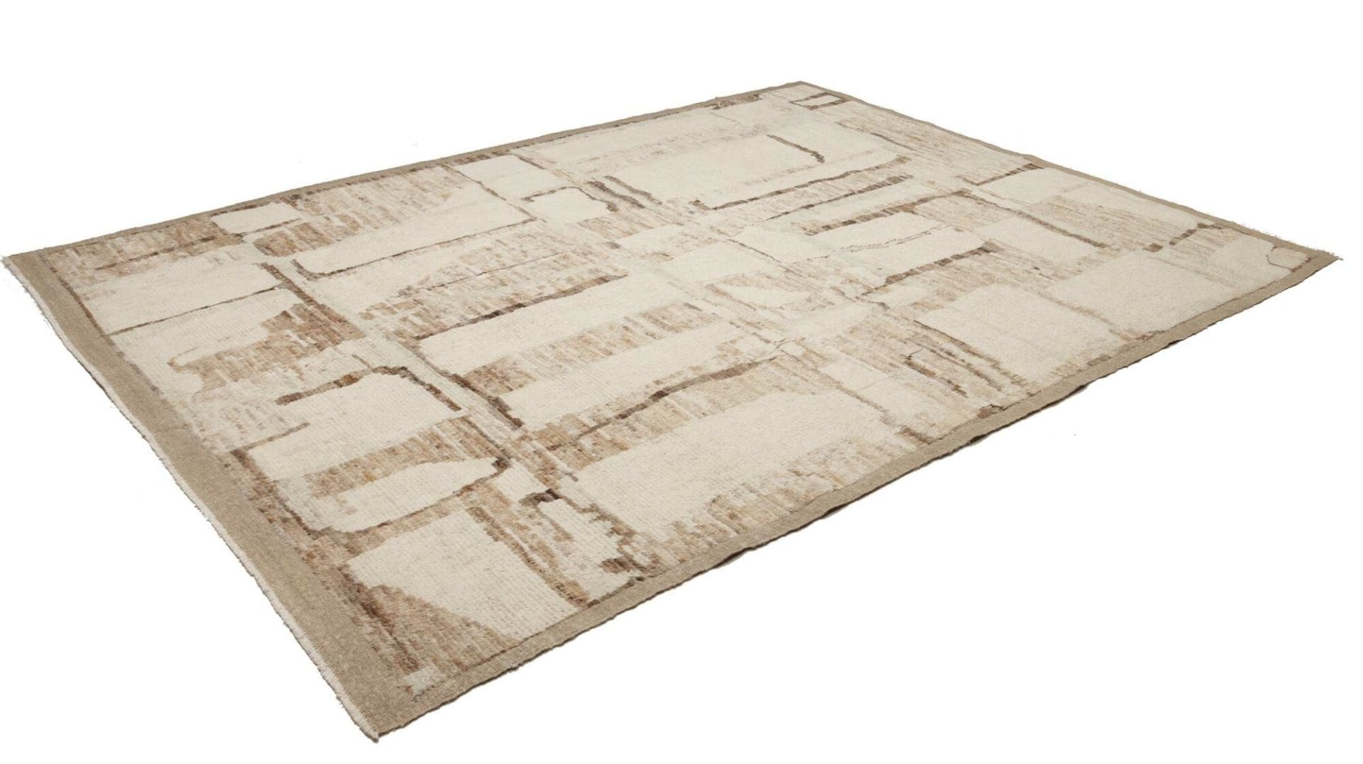 Berber Teppich 236 x 300cm aus Schurwolle, handgeknüpft, Orientteppich