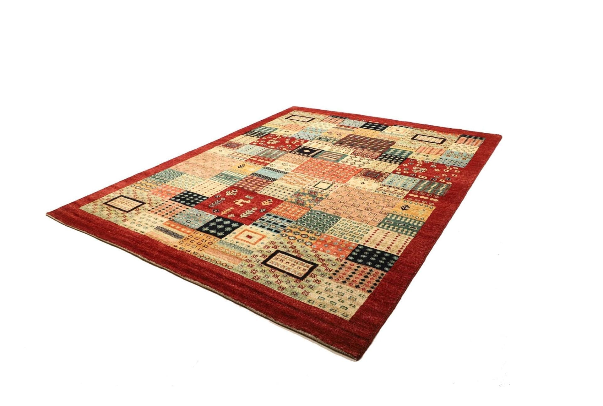 Loribaft Teppich 244 x 299 cm aus Schurwolle handgeknüpft