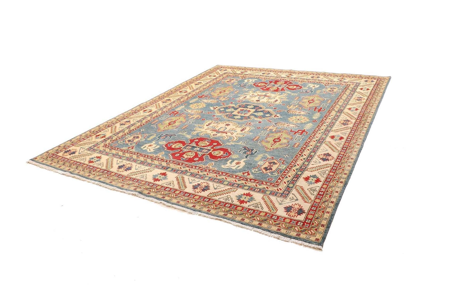 Kazak Teppich 250 x 301 cm – Handgeknüpft, Schurwolle, Orientteppich