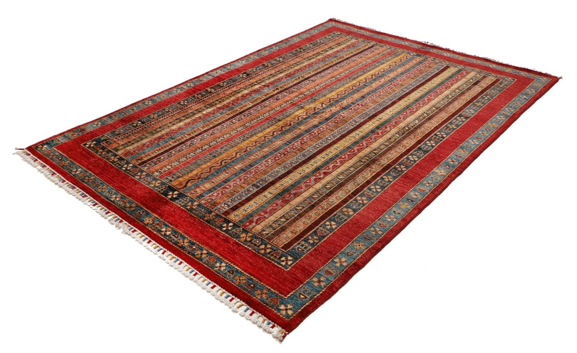 Ziegler Teppich 178 x 245cm, Schurwolle, handgeknüpft, Orientteppich