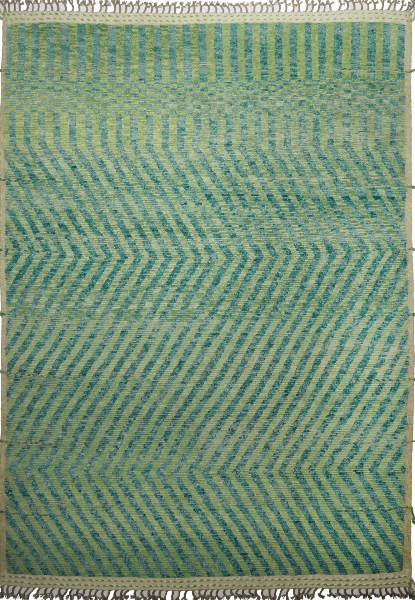 Berber Orientteppich 272 x 383 cm aus Schurwolle, handgeknüpft