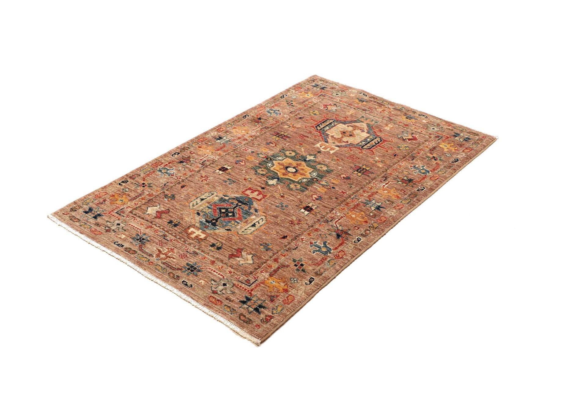 Samarkand Orientteppich 83 x 125cm, handgeknüpft, Wolle