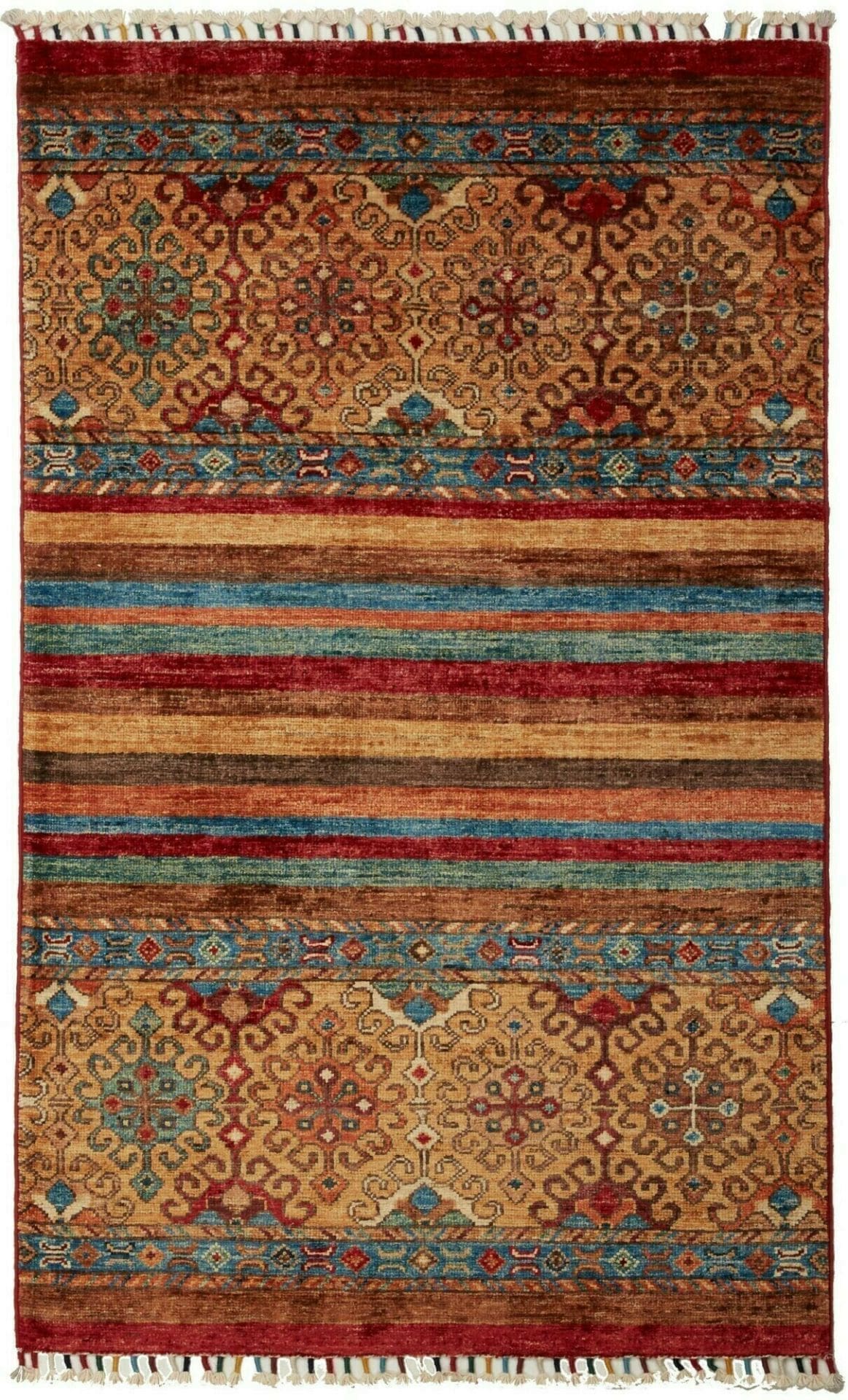 Samarkand Orientteppich 83 x 125cm, Schurwolle, handgeknüpft