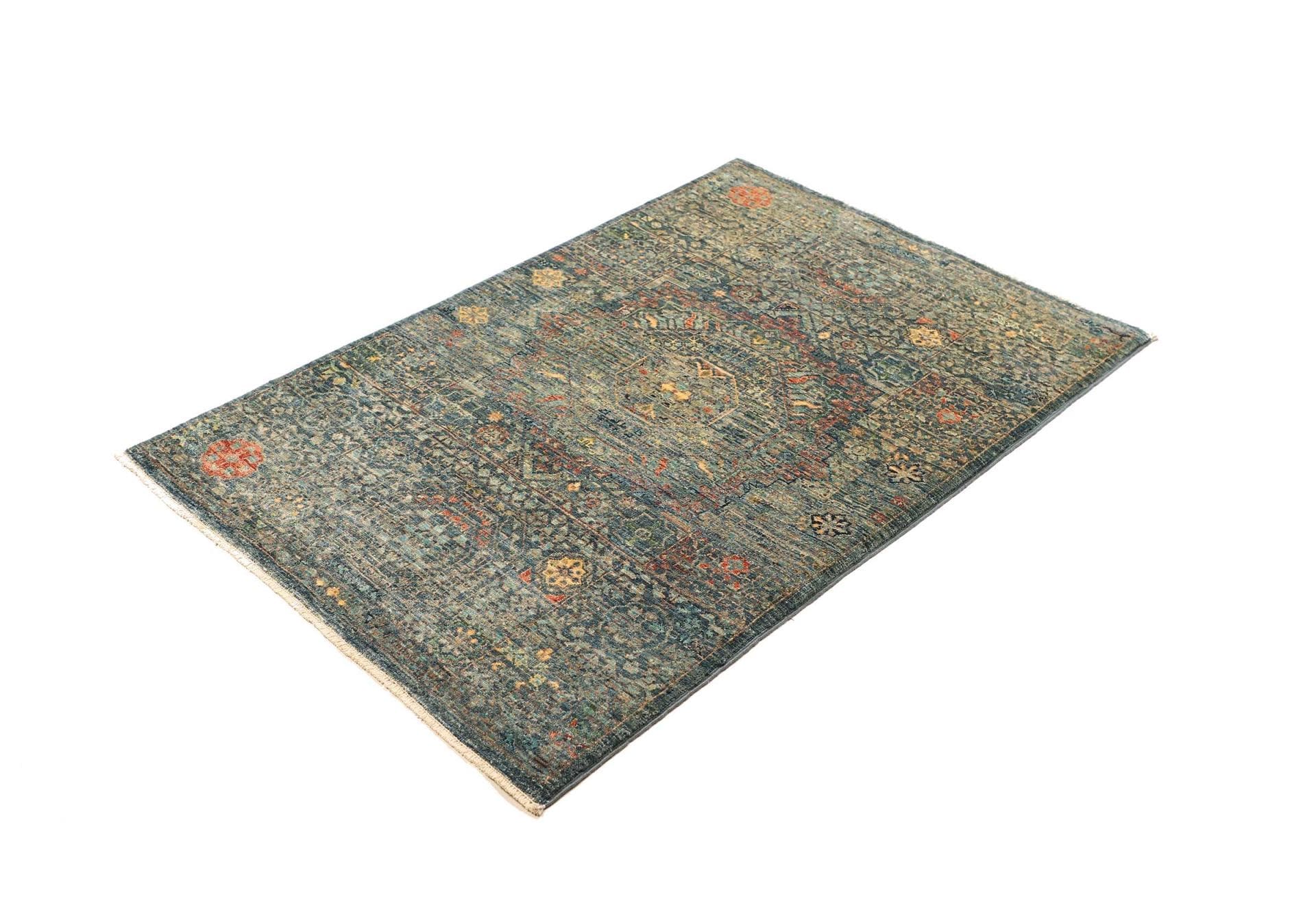 Mamluk Orientteppich 83 x 119 cm – Handgeknüpft aus Wolle