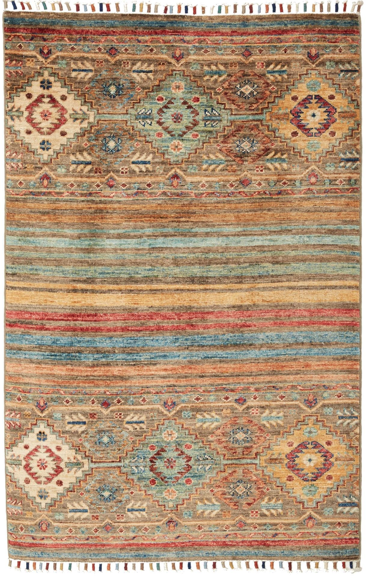 Orientteppich Samarkand 83 x 124cm, handgeknüpft, Schurwolle