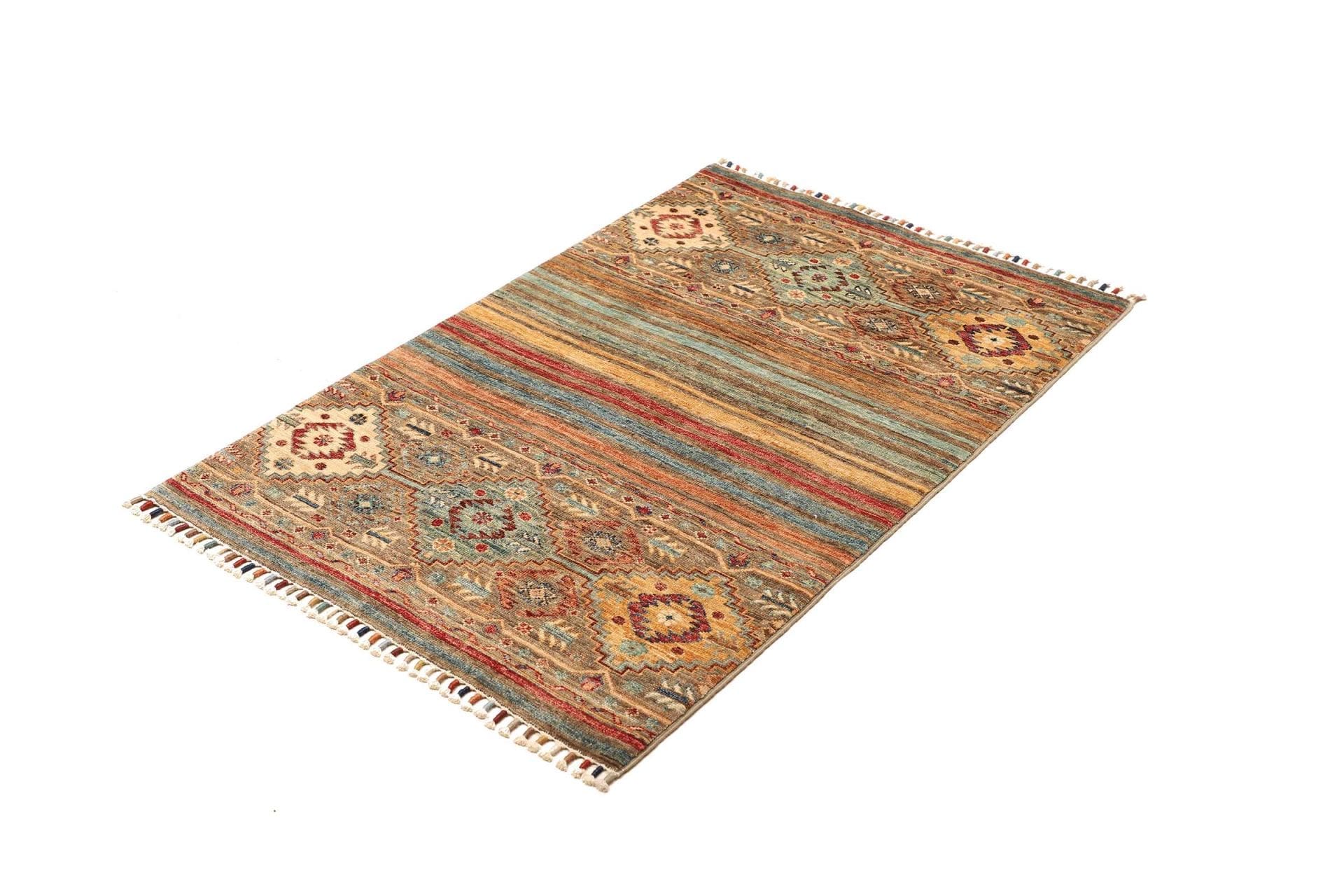 Orientteppich Samarkand 83 x 124cm, handgeknüpft, Schurwolle