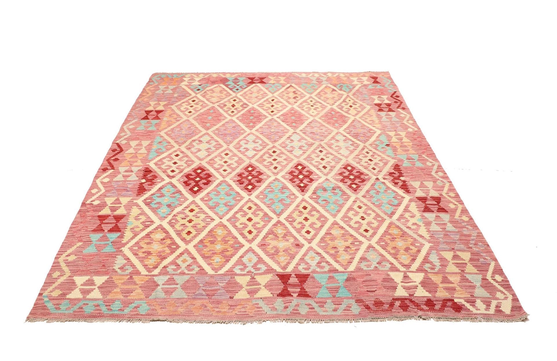 Kelim Teppich 178 x 240 cm – Handgewebt, rustikales Flair
