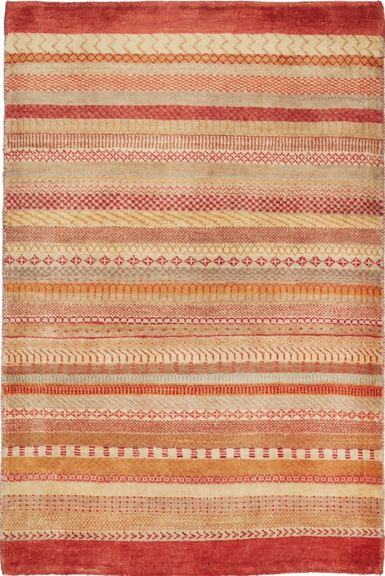 Orientteppich Loribaft 85 x 122 cm aus Schurwolle, handgeknüpft