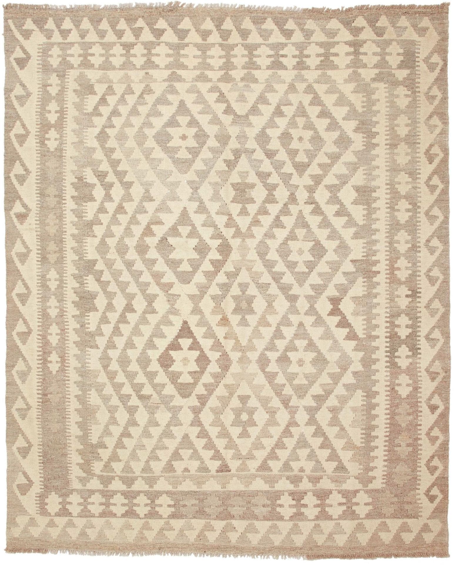 Kelim Teppich 163 x 198 cm aus Schurwolle, handgewebt