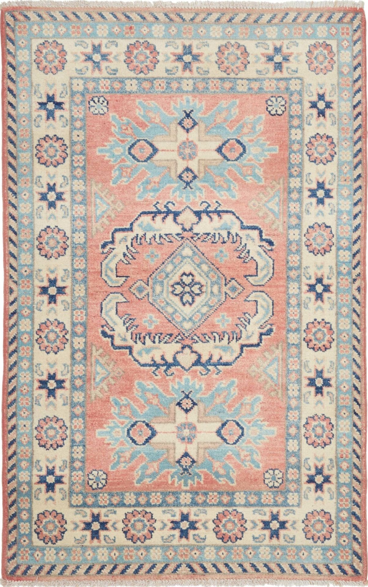 Kazak Orientteppich 84 x 122 cm, Schurwolle, handgeknüpft