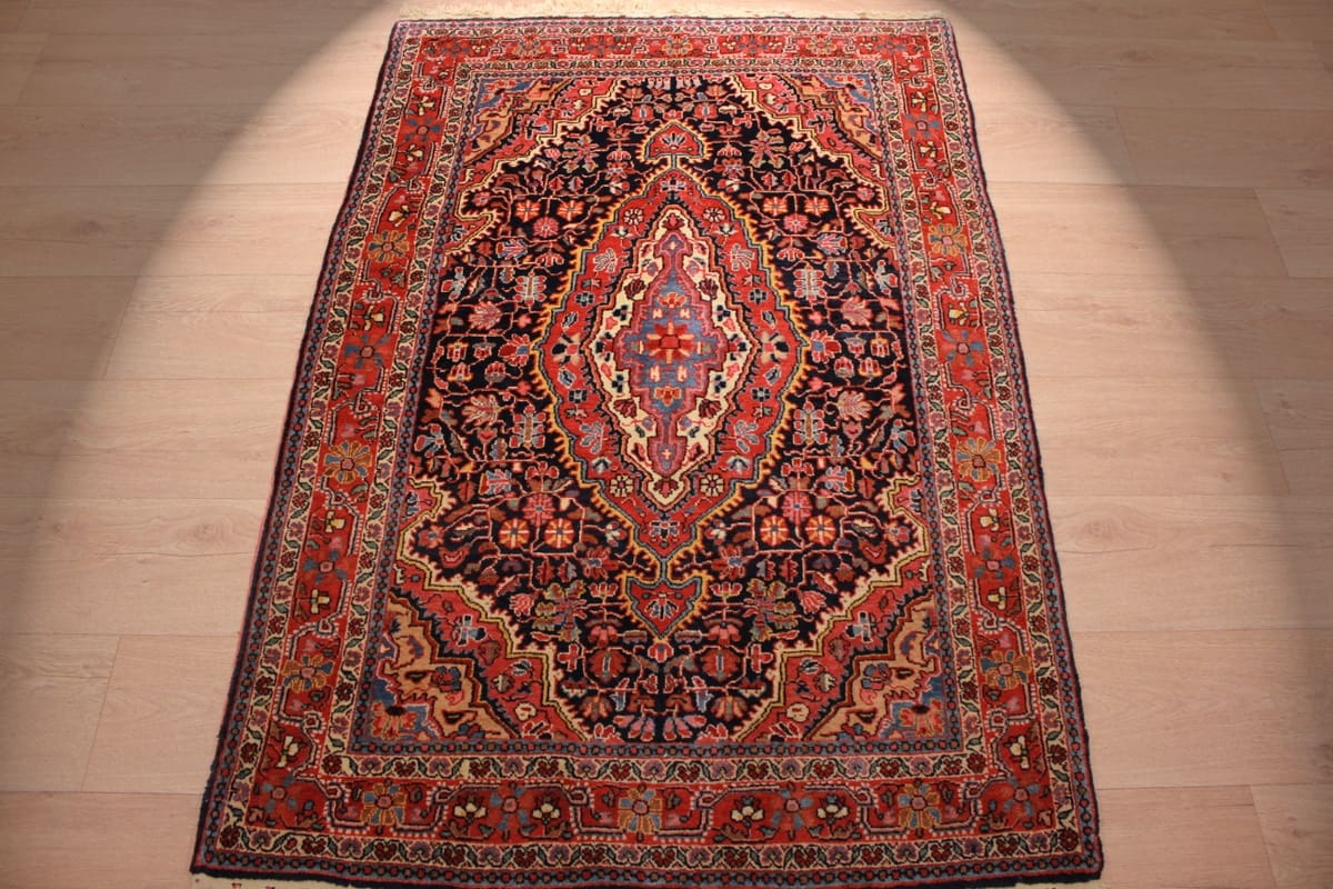Perserteppich "Djosan" 155x108 cm, Saroug, handgeknüpft