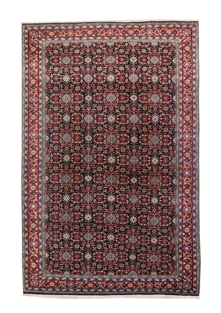 Perserteppich Sarough 312x201 cm Blau - Traditionelle Handarbeit