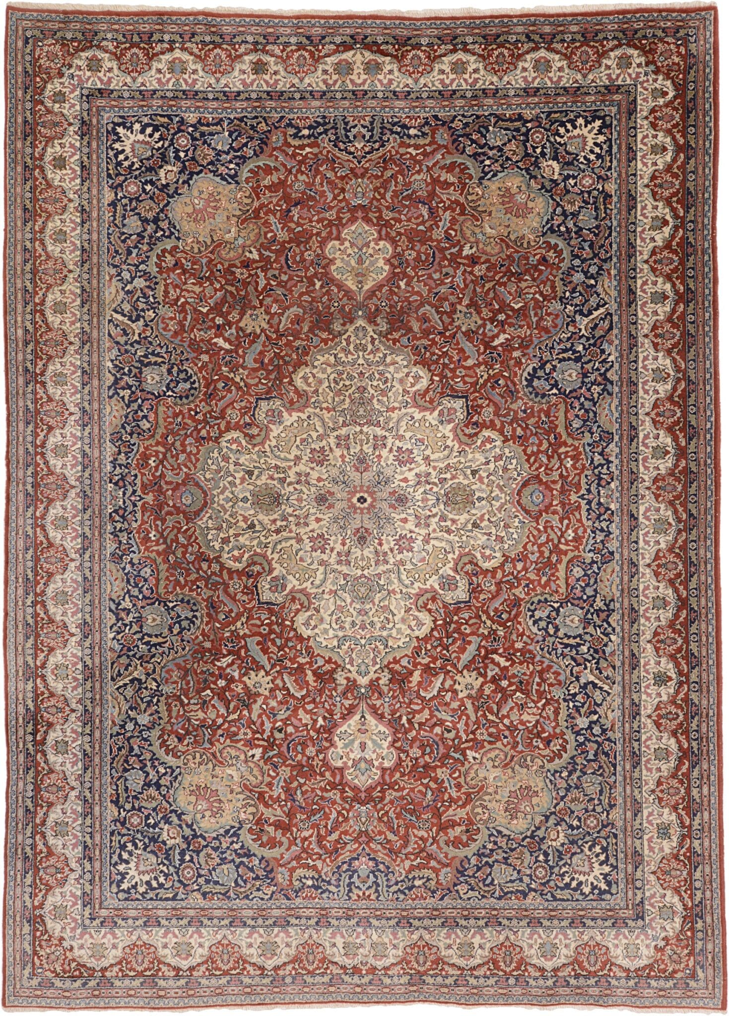 Orientteppich Sarouk 338x244 cm | Handgeknüpft | Hochwertig