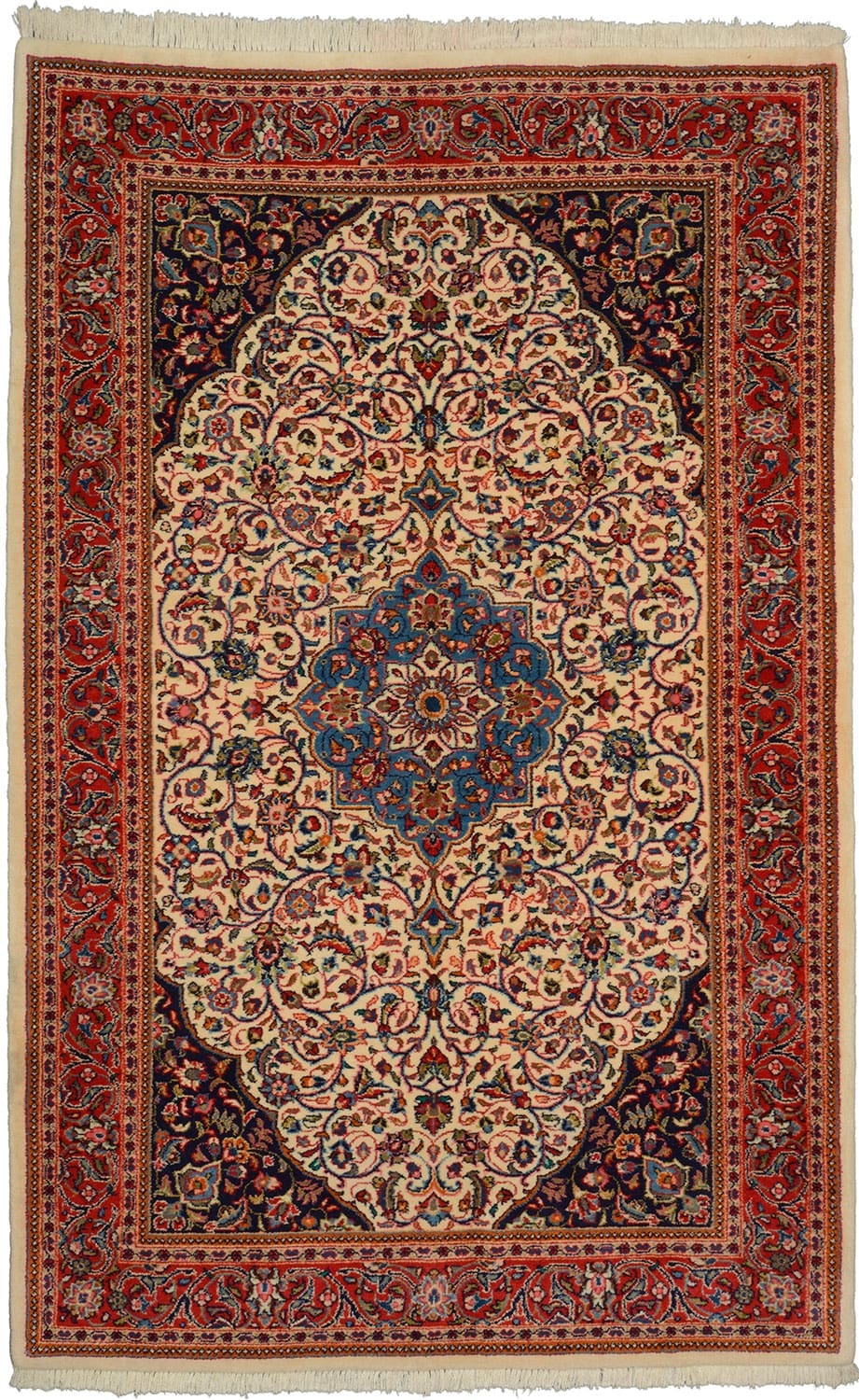 Sarouk Orientteppich 217x139 cm | Handgeknüpft, klassisches Muster