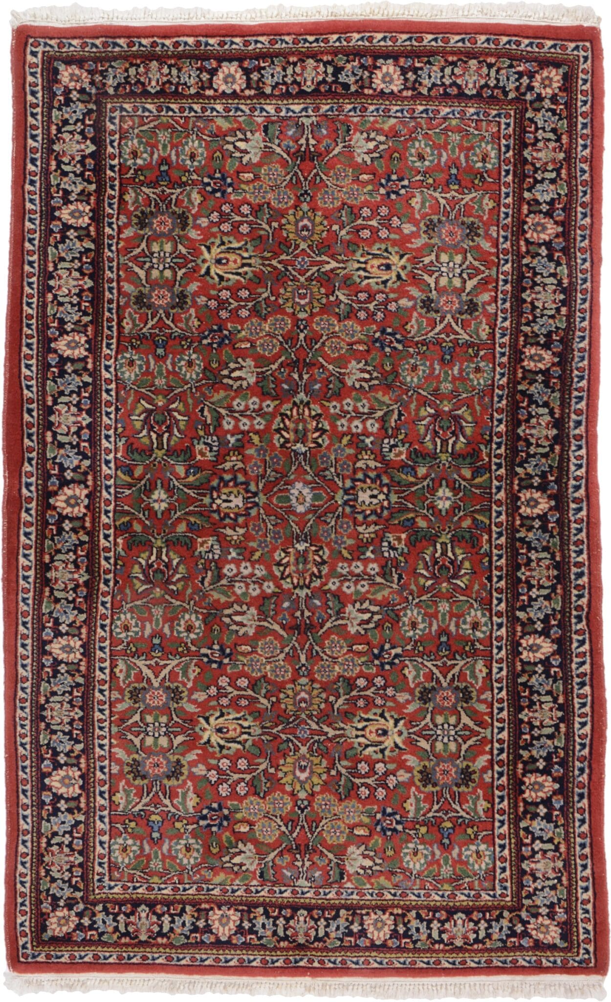 Sarouk Orientteppich 147x92 cm, handgeknüpft, klassisches Design