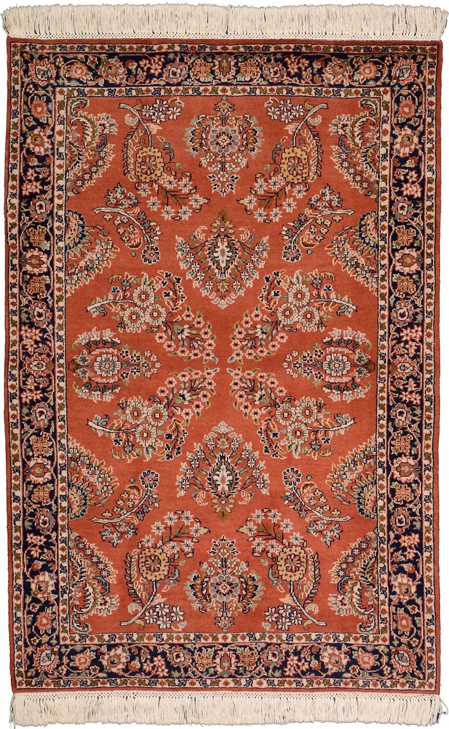 Orientteppich Sarouk 165x108 cm, handgeknüpft, stilvolles Design