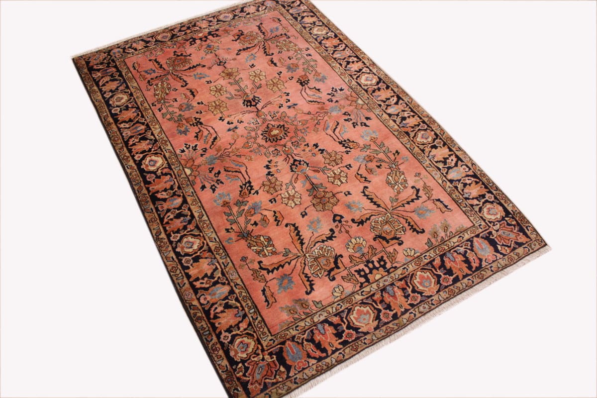 Antiker Perserteppich Sarough 197x127 cm – handgeknüpft
