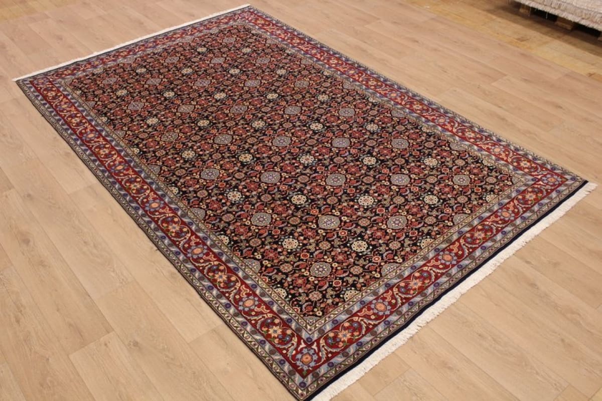 Perserteppich Sarough 312x201 cm Blau - Traditionelle Handarbeit
