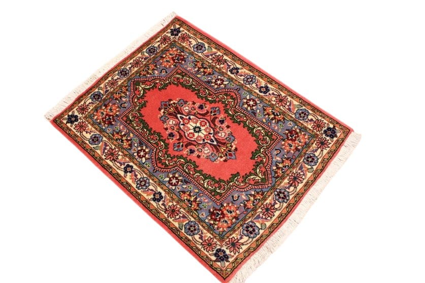 Perserteppich Sarough 85x66 cm – originelles Blumenmuster, handgeknüpft
