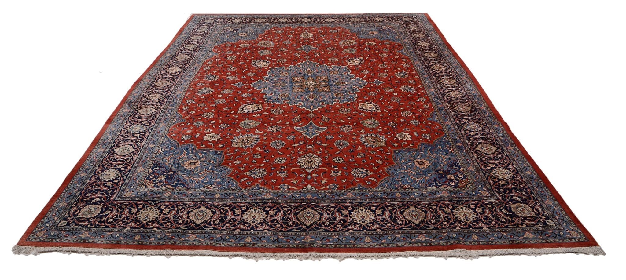Sarouk Orientteppich 436x317 cm, handgeknüpft, klassisches Muster