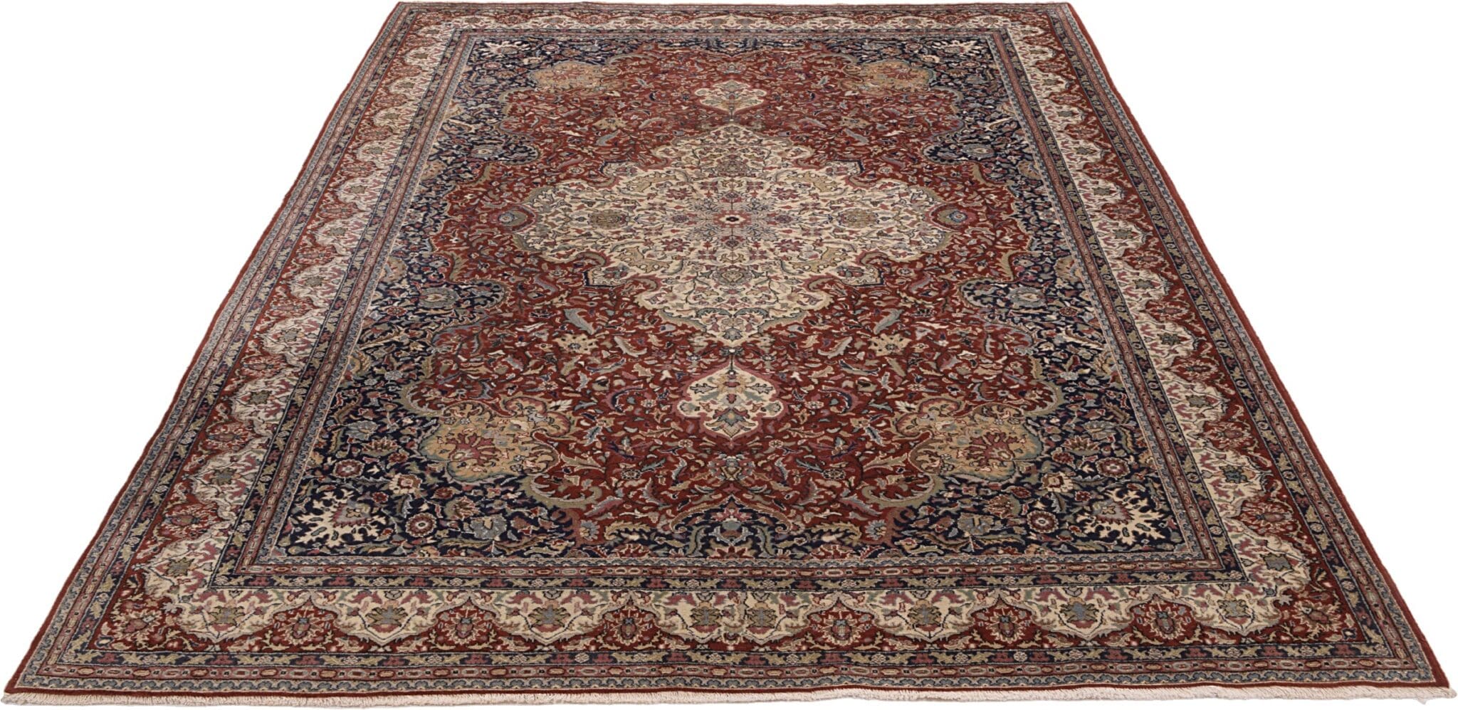 Orientteppich Sarouk 338x244 cm | Handgeknüpft | Hochwertig