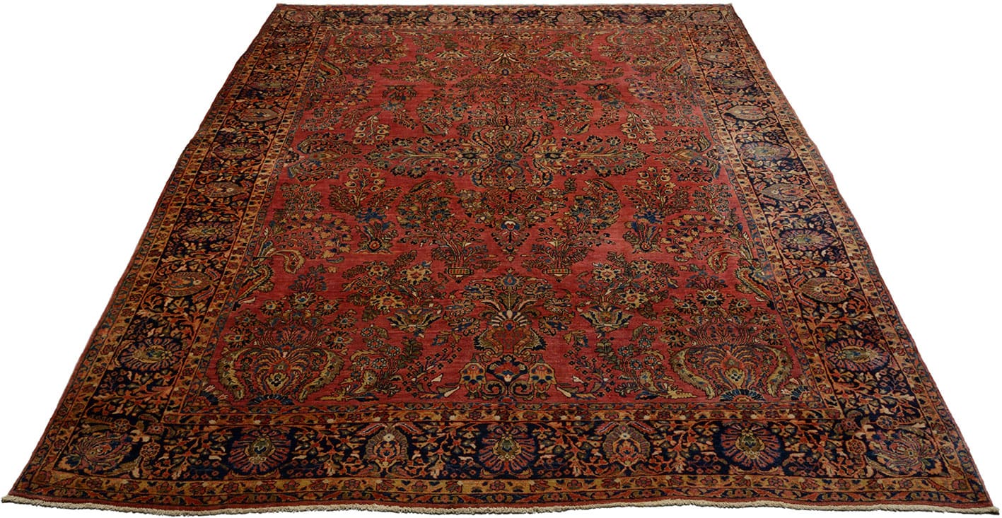 Sarouk Orientteppich 347x266 cm - handgeknüpft, traditioneller Stil