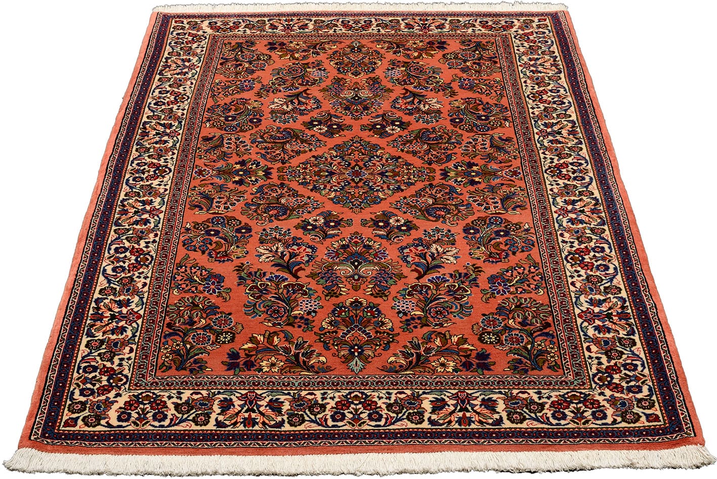 Orientteppich Sarouk 209x133 cm – Handgeknüpft, Traditionell