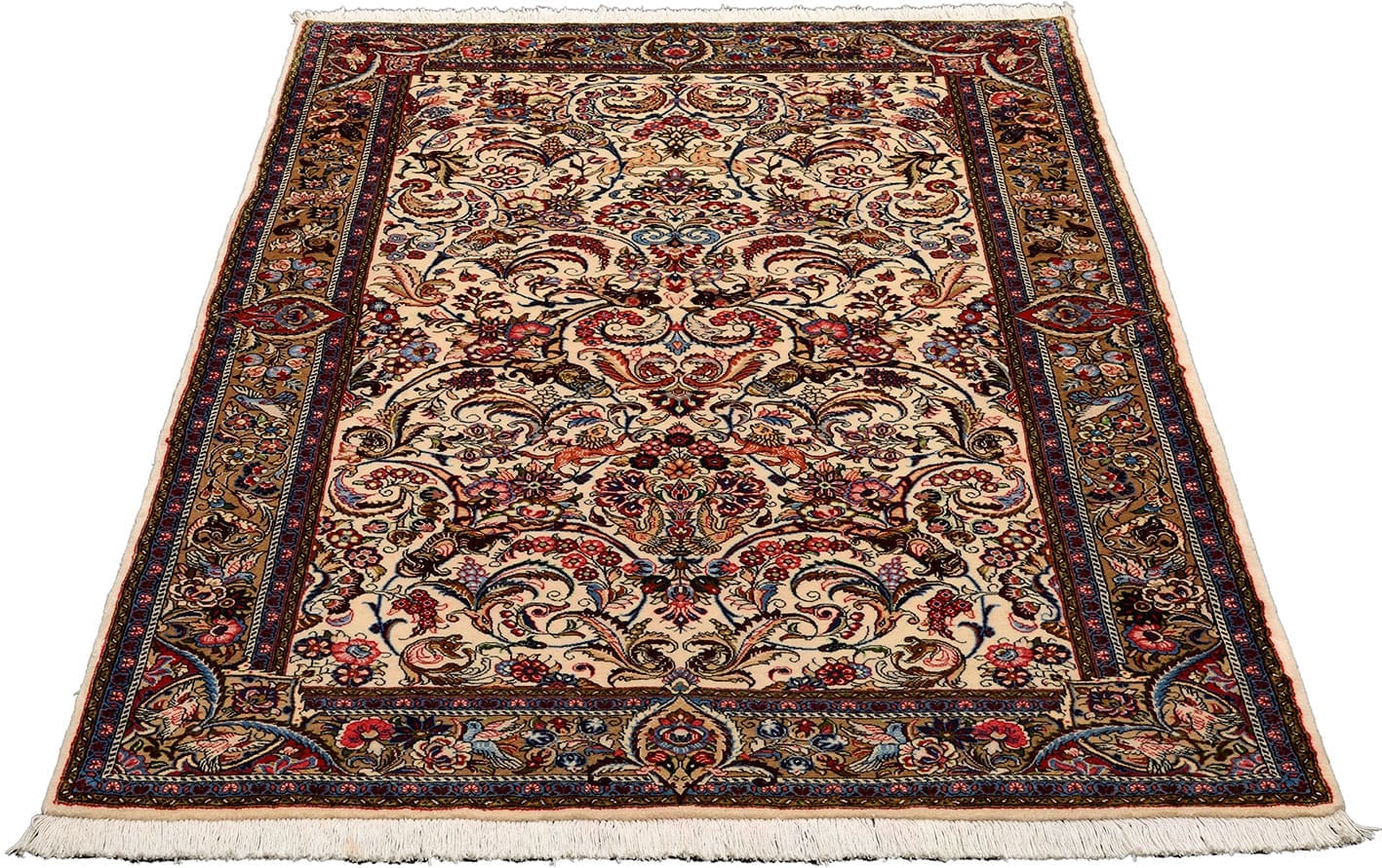 Orientteppich Sarouk 205x136 cm – handgeknüpft, klassisches Design