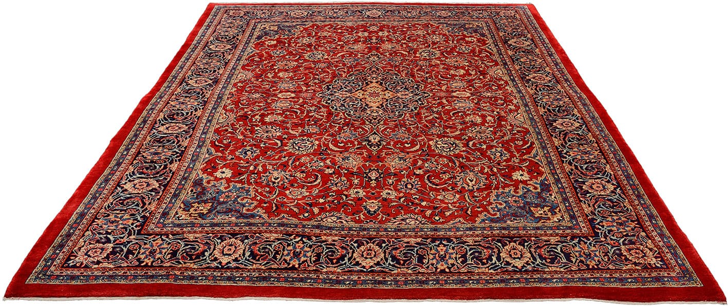 Sarouk Orientteppich 402x291 cm - Handgeknüpft, einzigartig!