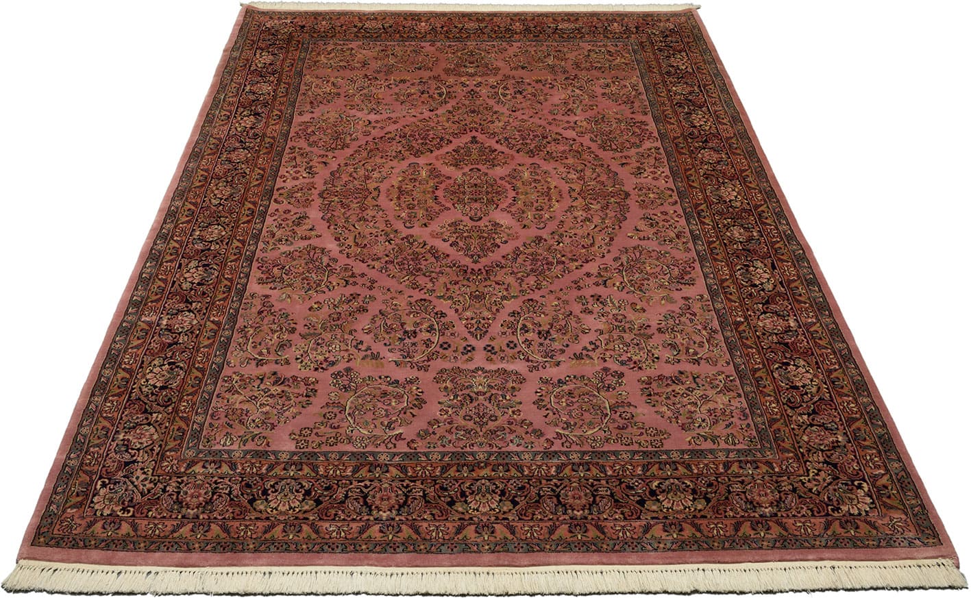 Sarouk Orientteppich 305x196 cm, handgeknüpft, klassisches Muster
