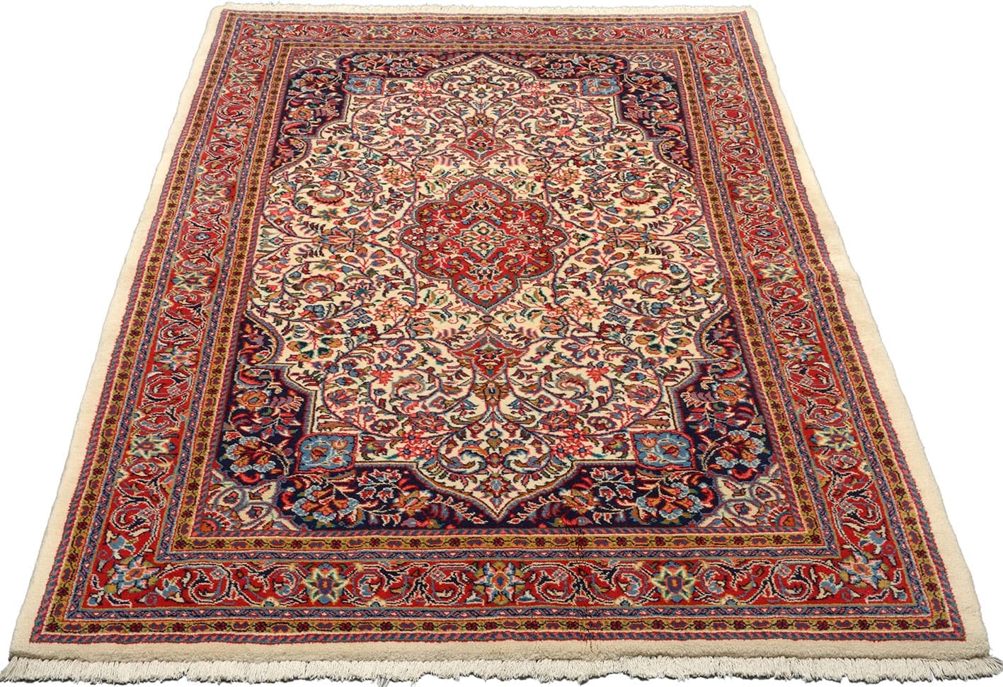 Orientteppich Sarouk 219x139 cm | Handgeknüpft | Stilvoll und einzigartig