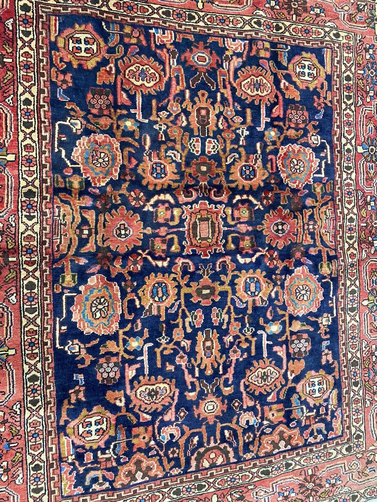 Perserteppich Hamadan Nanadj 202x161cm 20000 Knoten handgeknüpft