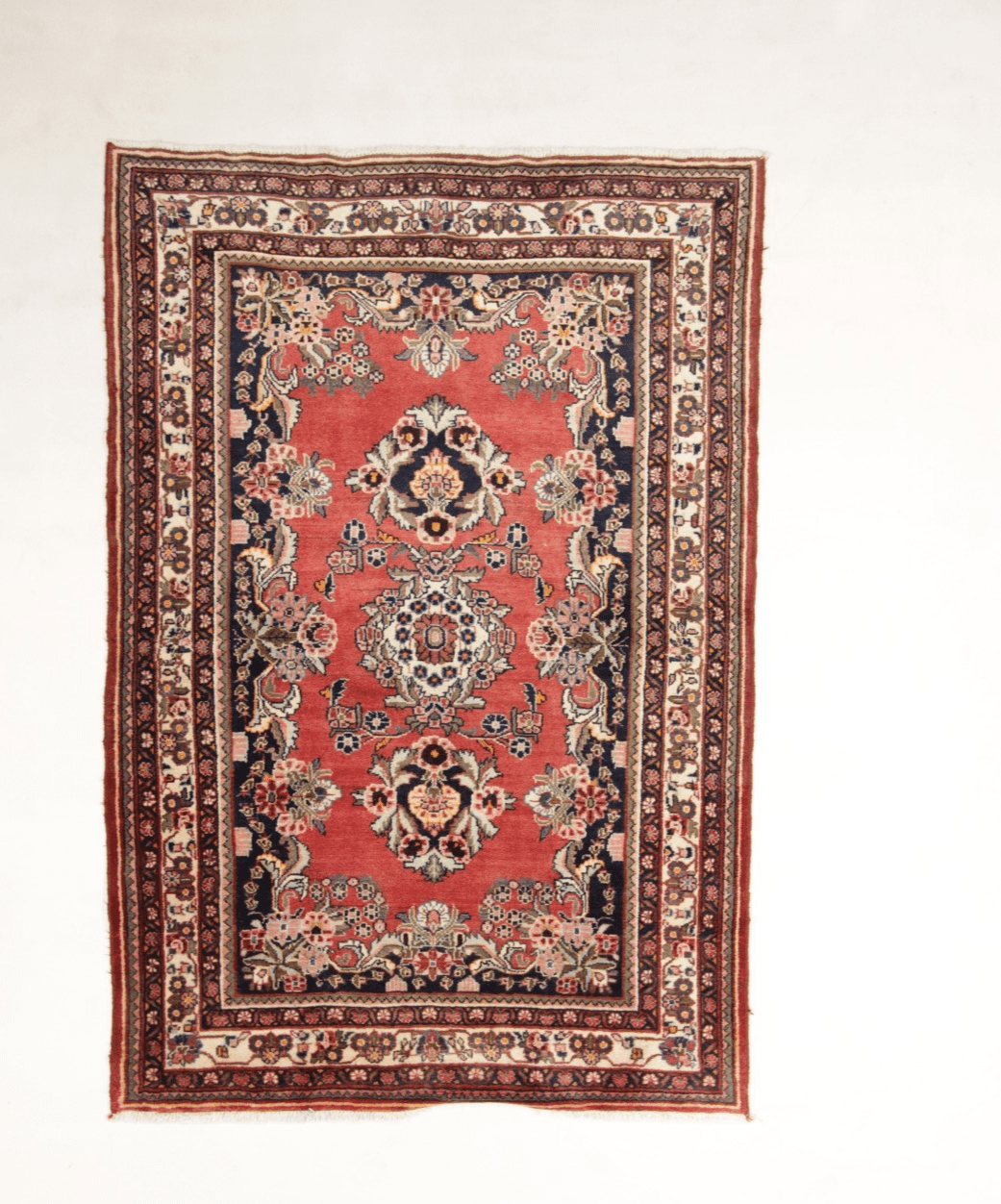 Perser Orientteppich Hamadan 207x138 cm, 160000 Knoten, handgeknüpft