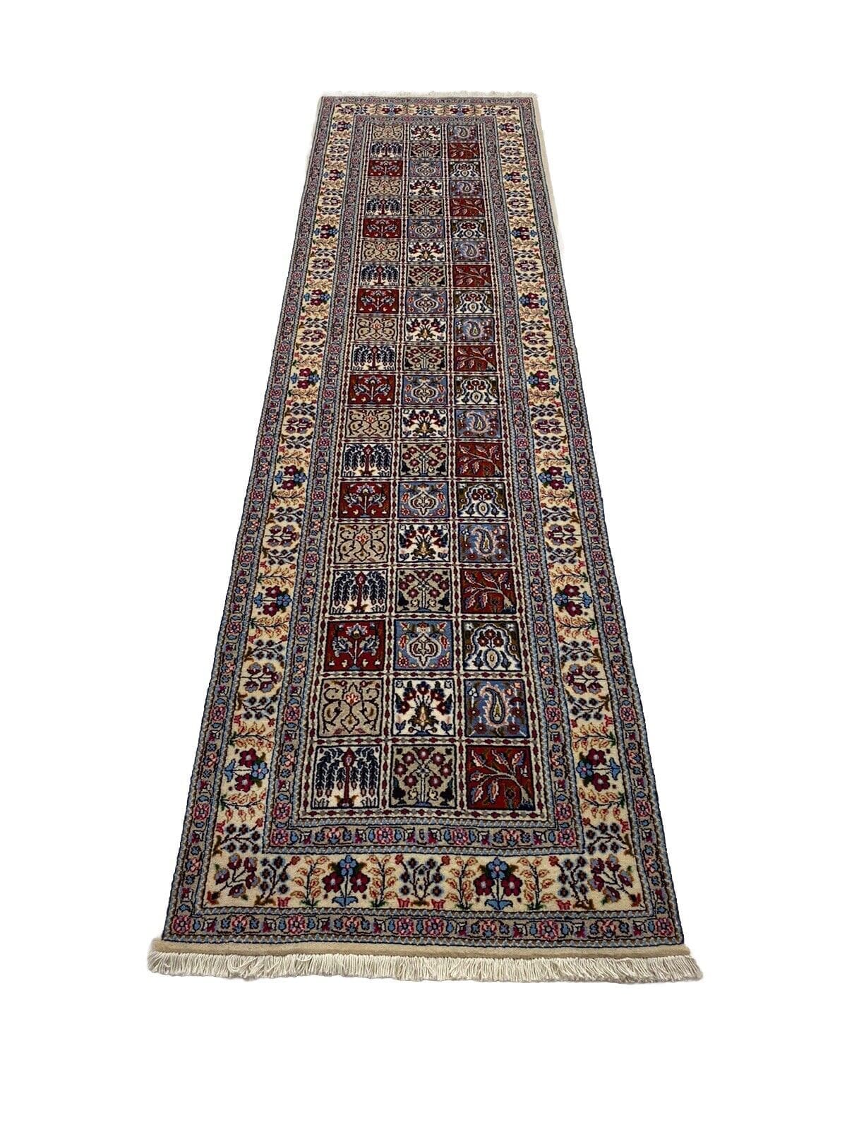 Orientteppich Moud 300x79 cm, 400000 Knoten, Handgeknüpft, Neu