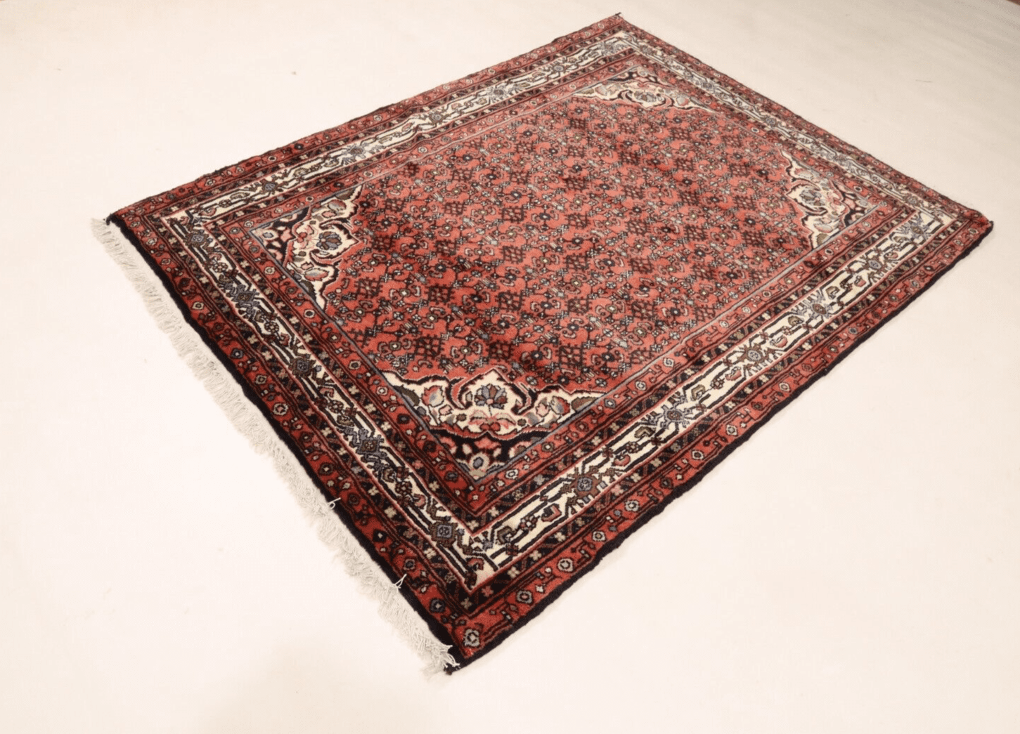 Perserteppich Hamadan 197x148 cm, 20.000 Knoten, handgeknüpft