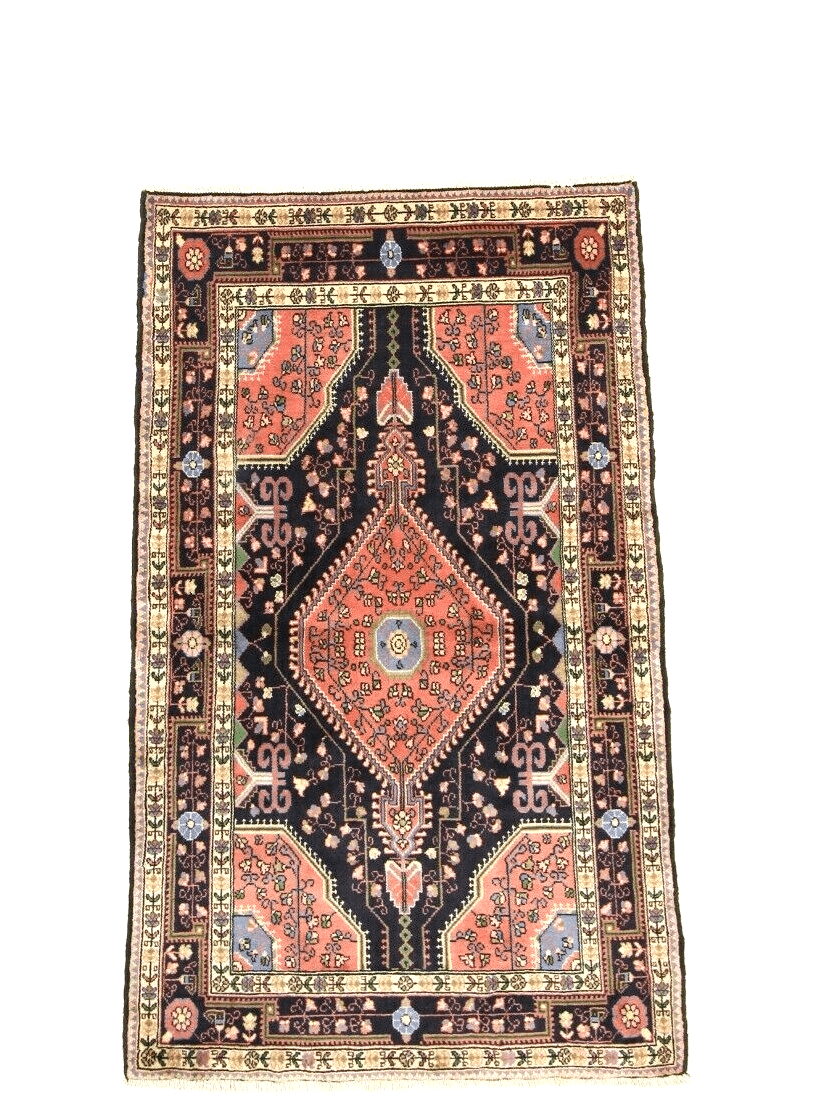 Wunderschöner Orientteppich Hamadan 182x111 cm, 160.000 Knoten, handgeknüpft