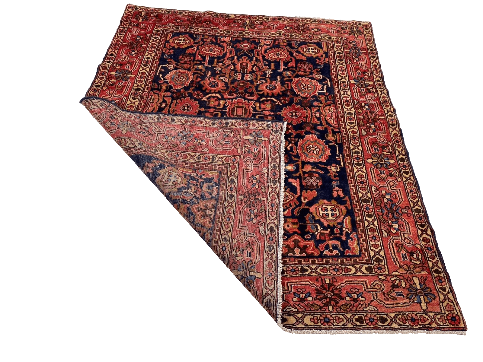 Perserteppich Hamadan Nanadj 202x161 cm, 20.000 Knoten, handgeknüpft