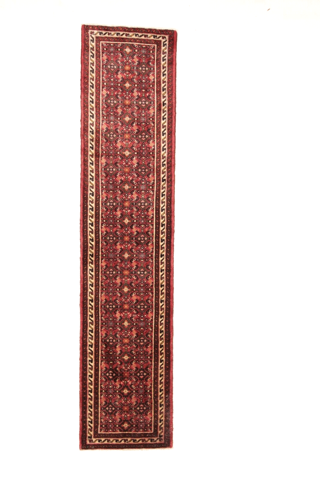 Orientteppich Hamadan 300x68 cm, 200000 Knoten, handgeknüpft, Perserteppich