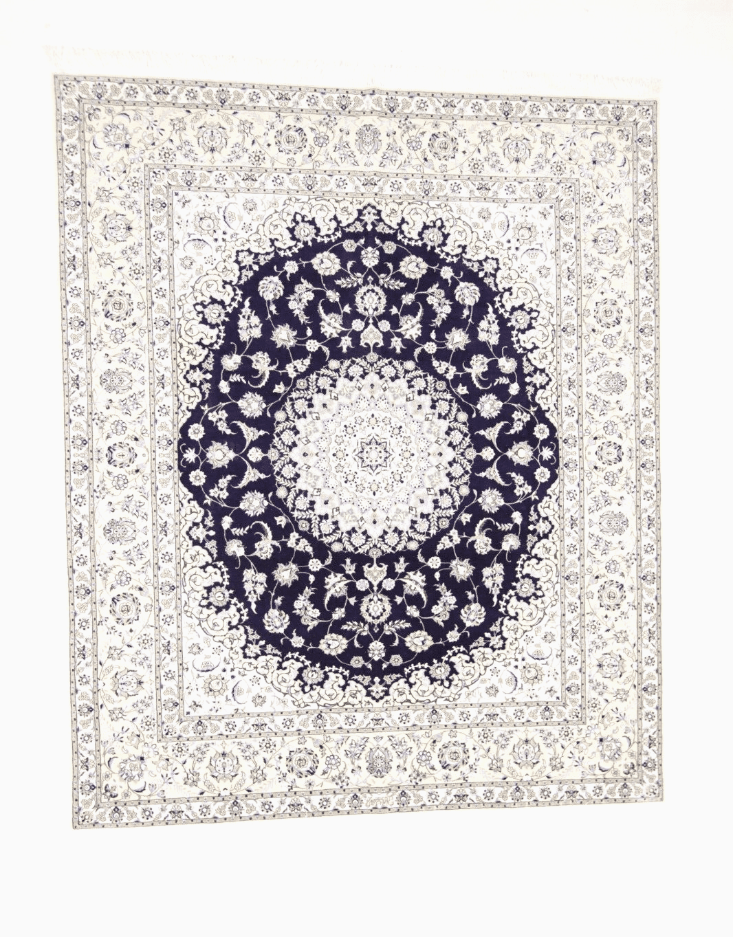 Orientteppich Super Nain 6 La 250x207cm, 850.000 Knoten, handgeknüpft