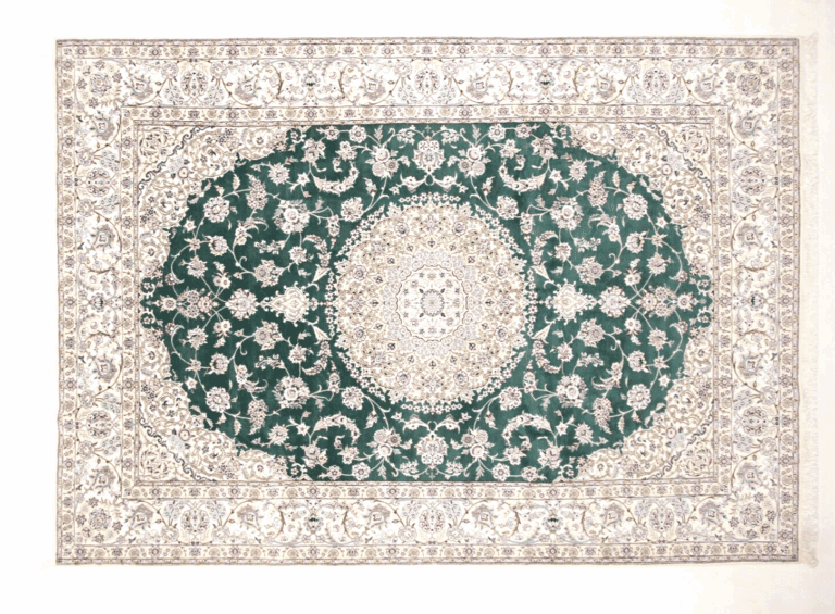 Perser Teppich Super Nain 9 La 354 x 252 cm, 500000 Knoten, handgeknüpft