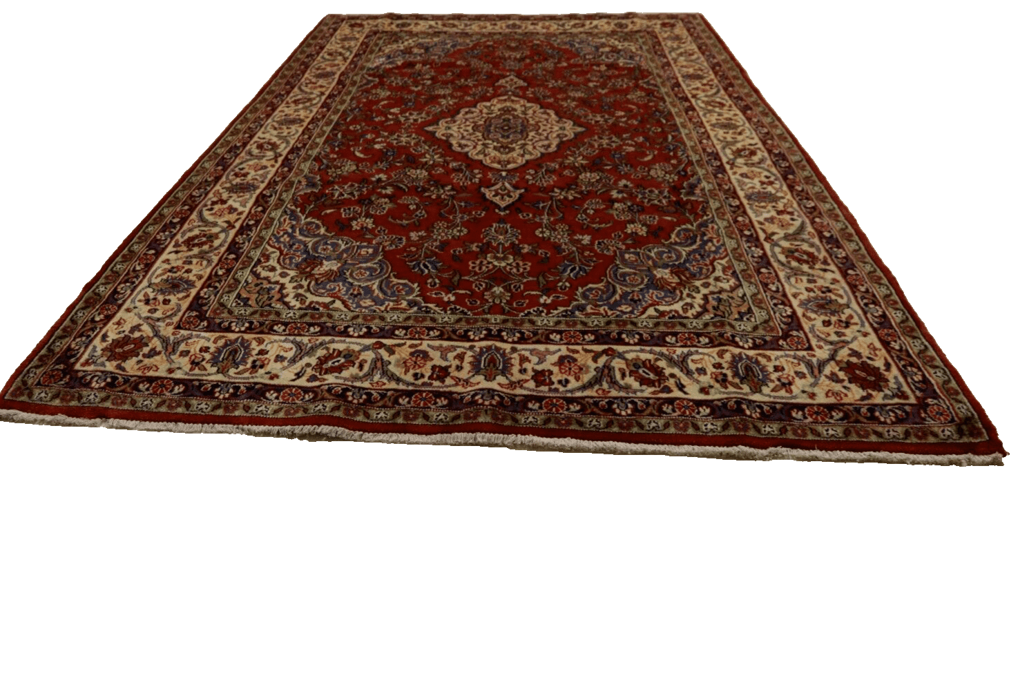 Handgeknüpfter Perser Orientteppich Hamadan 327 x 221 cm, 200.000 Knoten
