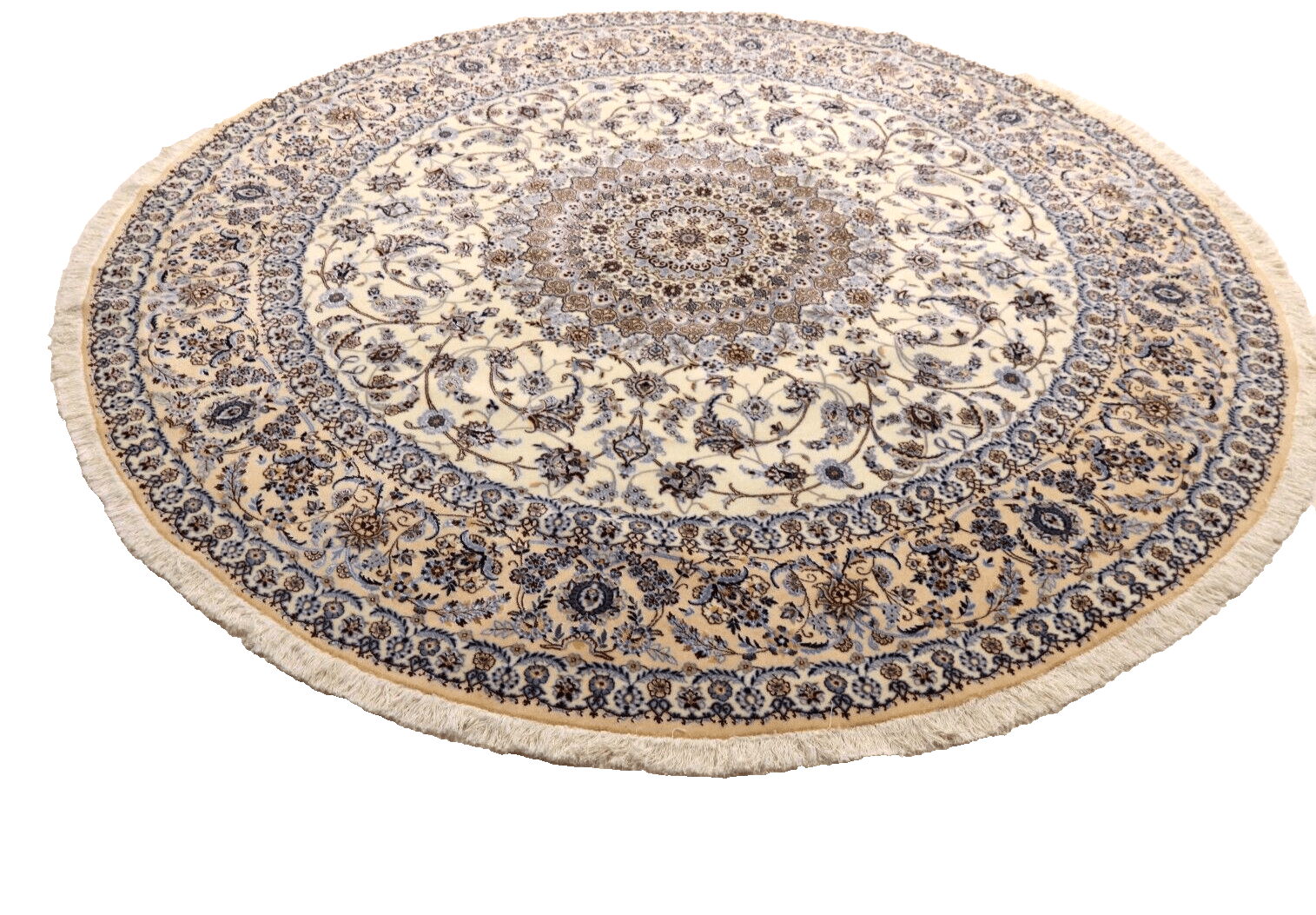 Orientteppich 257 x 254 cm, Nain 6 La, 1000 Knoten/m², handgeknüpft