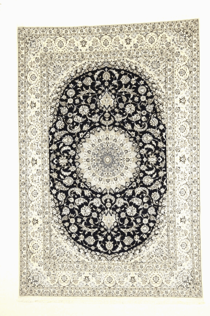 Orientteppich 311x207 cm, Nain 6 La, 850000 Knoten, handgeknüpft